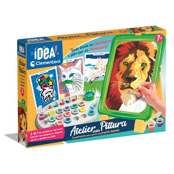 Clementoni - 18677 - idea - atelier della pittura, set pittura per bambini - CLEMENTONI, Crea Idea