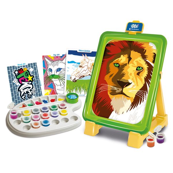 Clementoni - 18677 - idea - atelier della pittura, set pittura per bambini - CLEMENTONI, Crea Idea