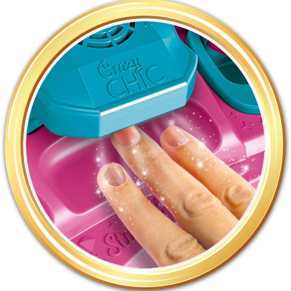 Clementoni - 18730 - crazy chic - nail art studio, set unghie per bambine - CLEMENTONI, CRAZY CHIC