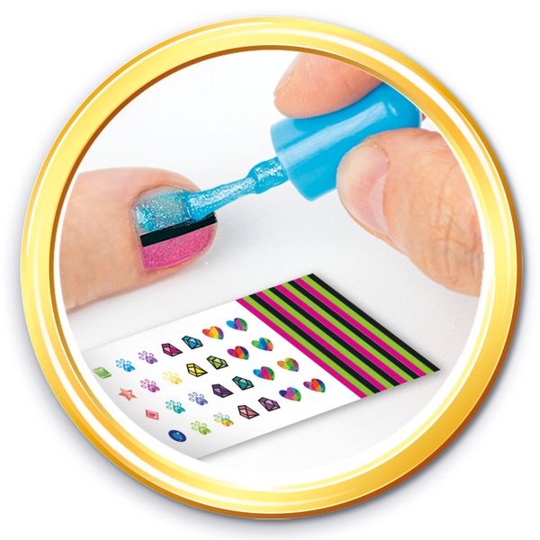 Clementoni - 18730 - crazy chic - nail art studio, set unghie per bambine - CLEMENTONI, CRAZY CHIC