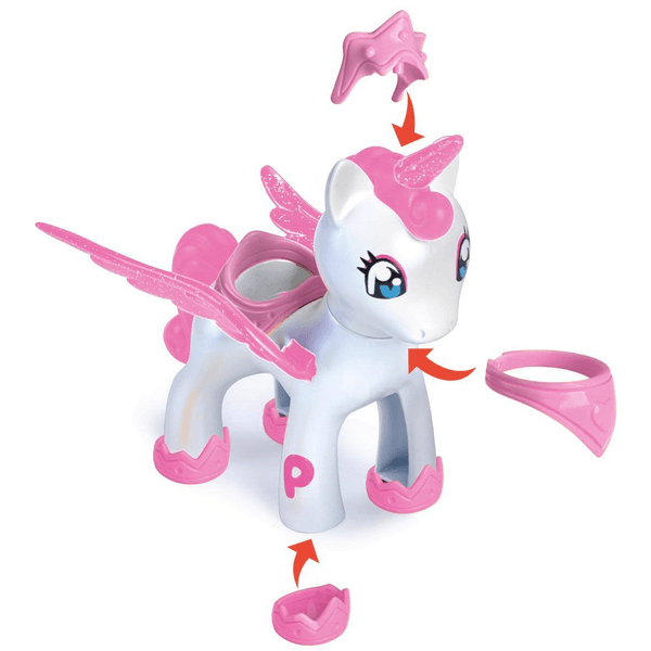 Pinypon & unicorno volante, con personaggio e accessori. - PINYPON