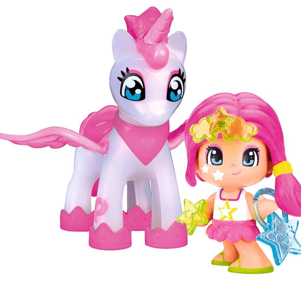 Pinypon & unicorno volante, con personaggio e accessori. - PINYPON