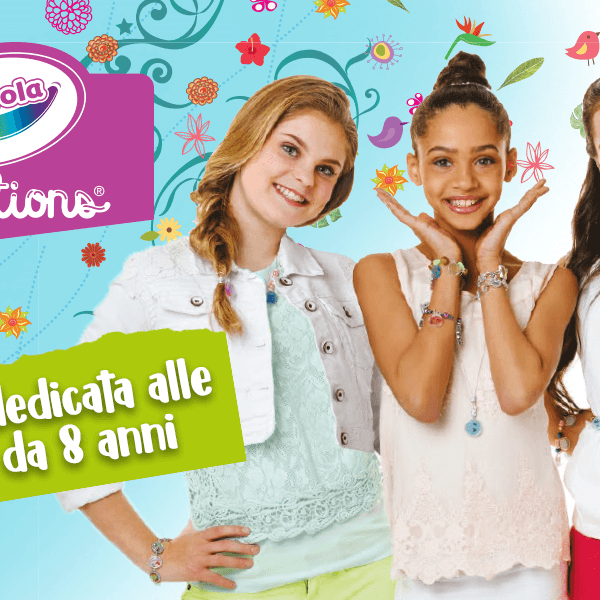 Crayola creations, set per braccialetti e bijoux con lettere e perle con più di 800 perline, attività creativa e regalo per bambine, da 8 anni - CRAYOLA