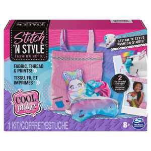 Cool maker stitch 'n style fashion studio | kit ricarica per macchina da cucire per bambini - Cool Maker logo, Disney Stitch