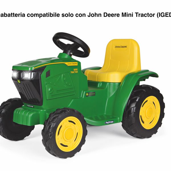 Caricabatteria da 6 volt per il trattore elettrico john deere mini tractor di peg perego - Peg Perego