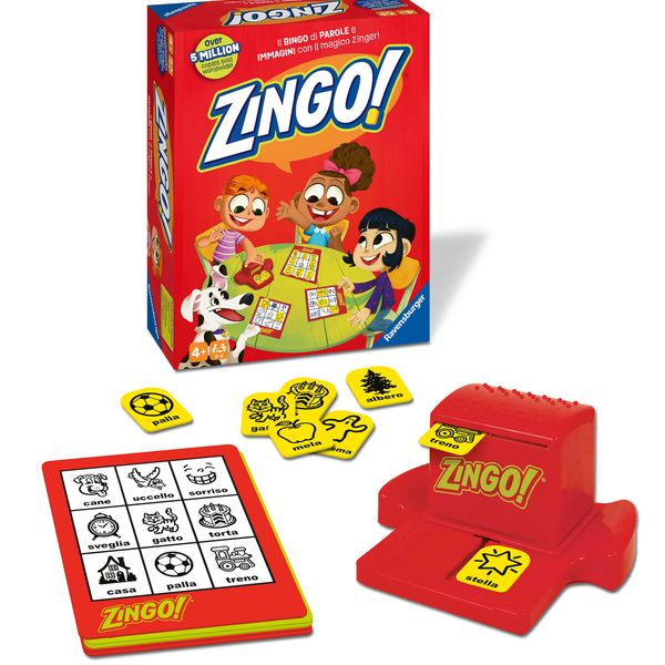 Ravensburger - zingo! - gioco da tavolo per bambini, gioco educativo per bambini, 4+ anni - RAVENSBURGER