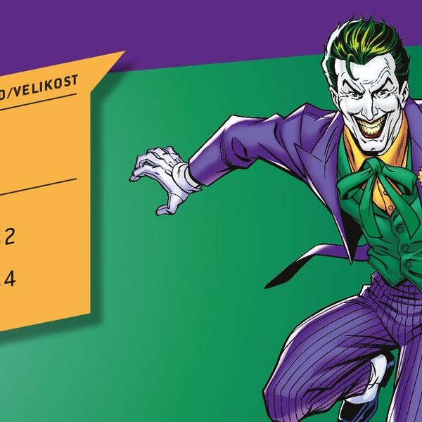 Costume joker adulto disponibile in diverse taglie - BATMAN, DC COMICS