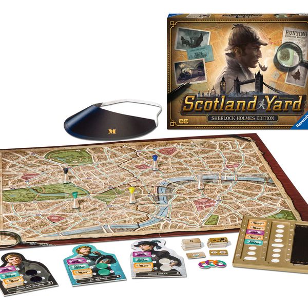 Ravensburger – scotland yard sherlock holmes, gioco da tavolo, da 2 a 6 giocatori, 8+ anni - RAVENSBURGER