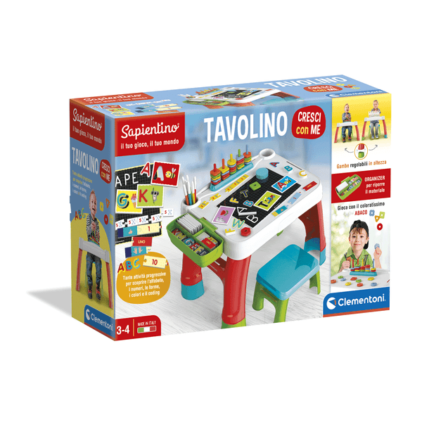 Clementoni - 16745 - sapientino - tavolo cresci con me - CLEMENTONI, SAPIENTINO