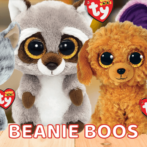 Ty peluche beanie boos - cane - noodles - marrone - cagnolino con occhioni glitter dorati - il morbido pupazzo con gli occhi grandi scintillanti - 15 cm - 36377 - TY