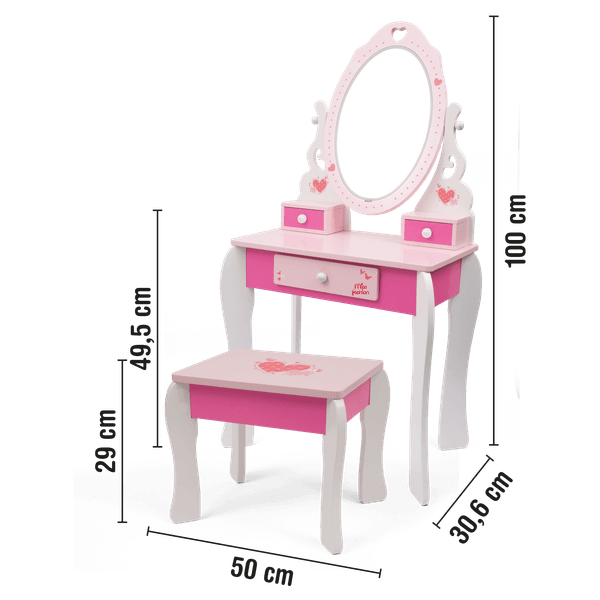 Vanity table con luci led - MISS FASHION