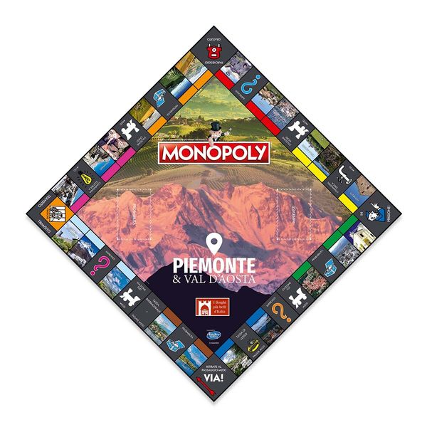 Monopoly - i borghi più belli d'italia - edizione piemonte e valle d'aosta - MONOPOLY