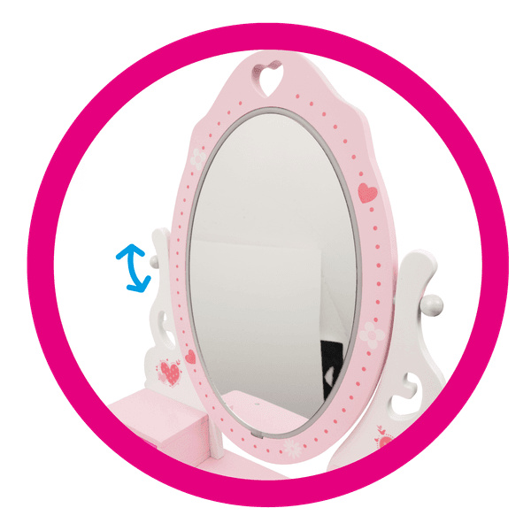 Vanity table con luci led - MISS FASHION