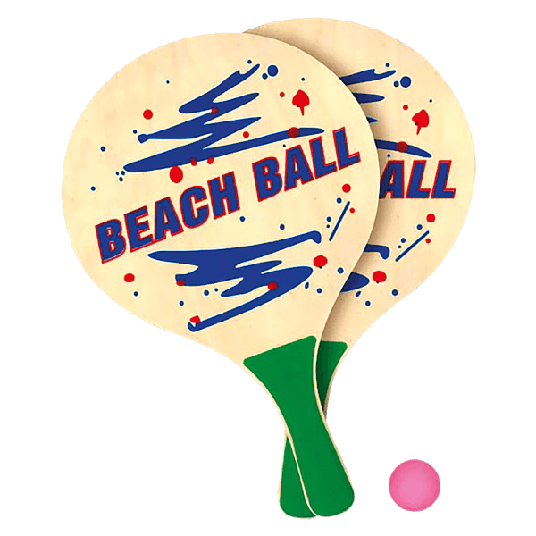 Racchette da spiaggia in legno . - SUN&SPORT