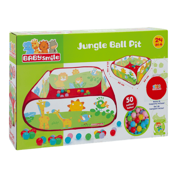 Piscinetta jungle con 50 palline - BABY SMILE