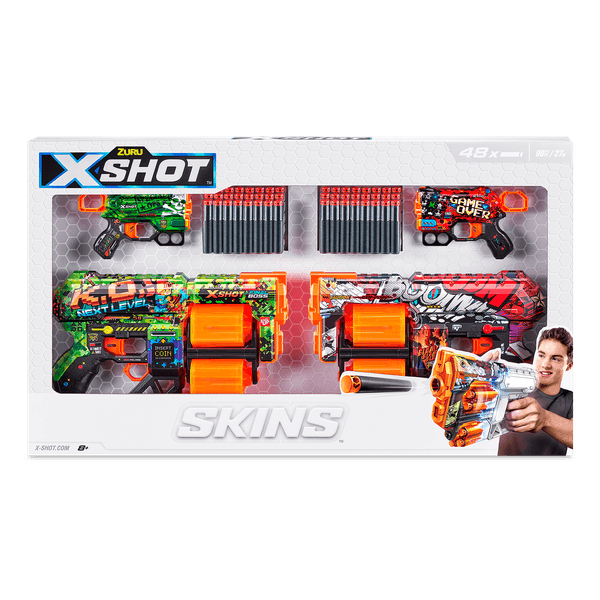 Xshot skins  4 pistole - SUN&SPORT, X-SHOT