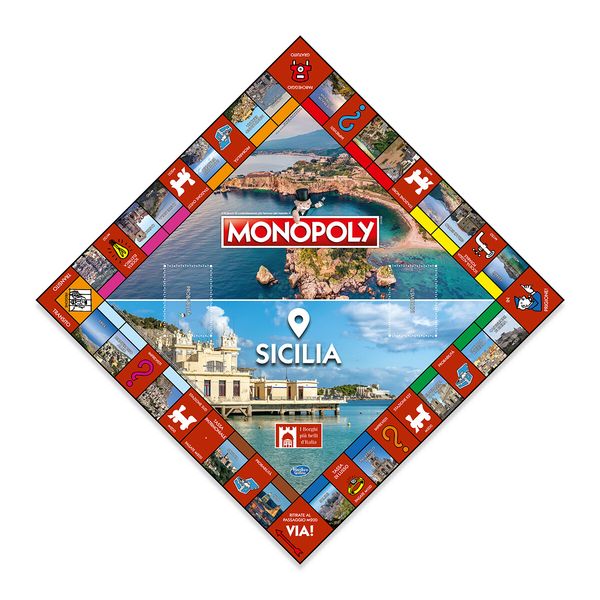 Monopoly - eidizione i borghi più belli d'itallia - sicilia - MONOPOLY