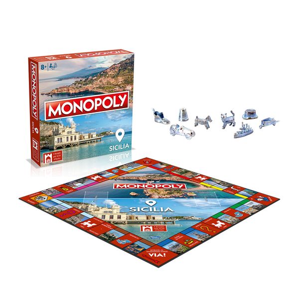 Monopoly - eidizione i borghi più belli d'itallia - sicilia - MONOPOLY