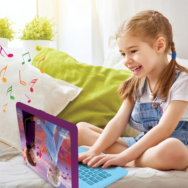 Computer frozen portatile educativo bilingue con 124 attività interattive - DISNEY PRINCESS, Disney, Frozen
