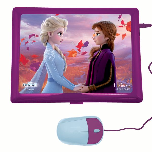 Computer frozen portatile educativo bilingue con 124 attività interattive - DISNEY PRINCESS, Disney, Frozen