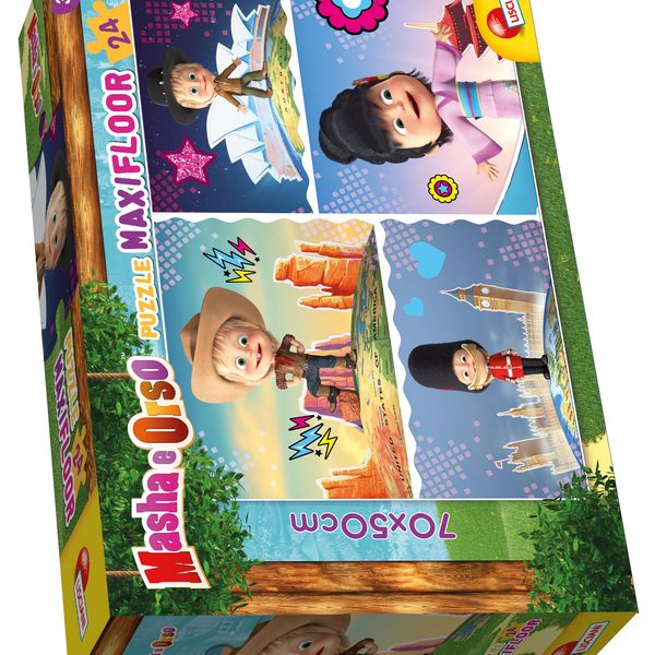 Masha puzzle maxifloor 24 - e' fantastico! - LISCIANI