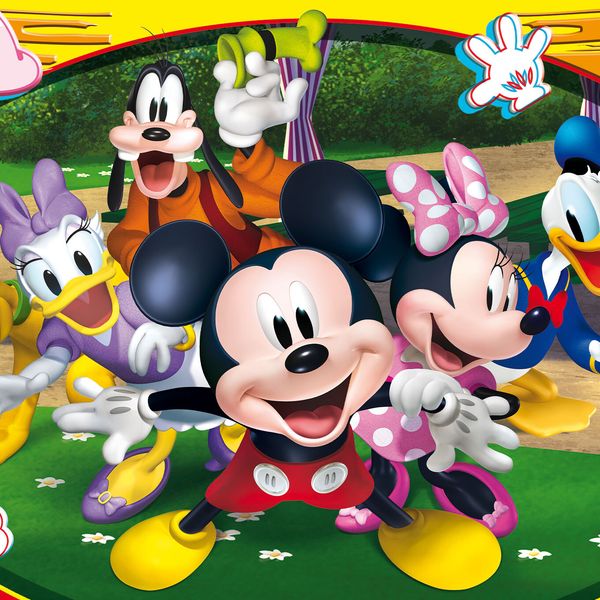 Disney puzzle maxifloor 4 x 48 mickey - LISCIANI, Disney
