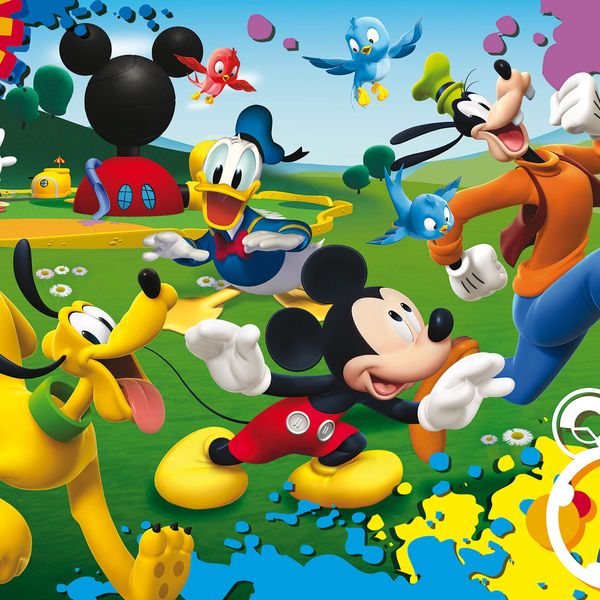 Disney puzzle maxifloor 4 x 48 mickey - LISCIANI, Disney