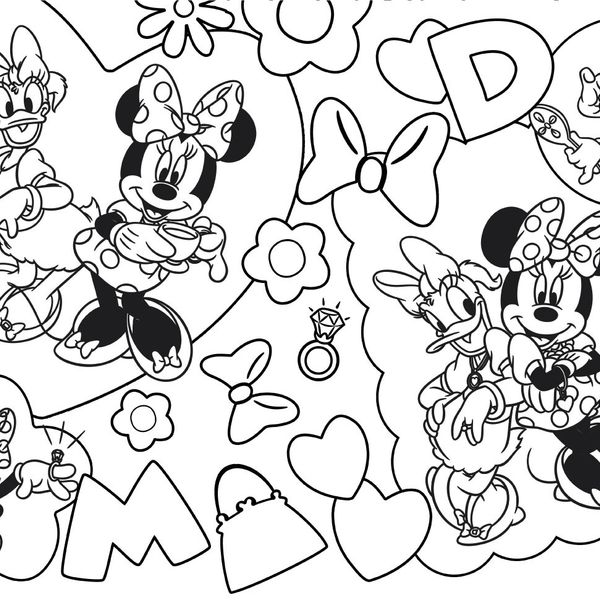 Disney puzzle maxifloor 2 x 24 minnie                                  . - LISCIANI, Disney, Minnie
