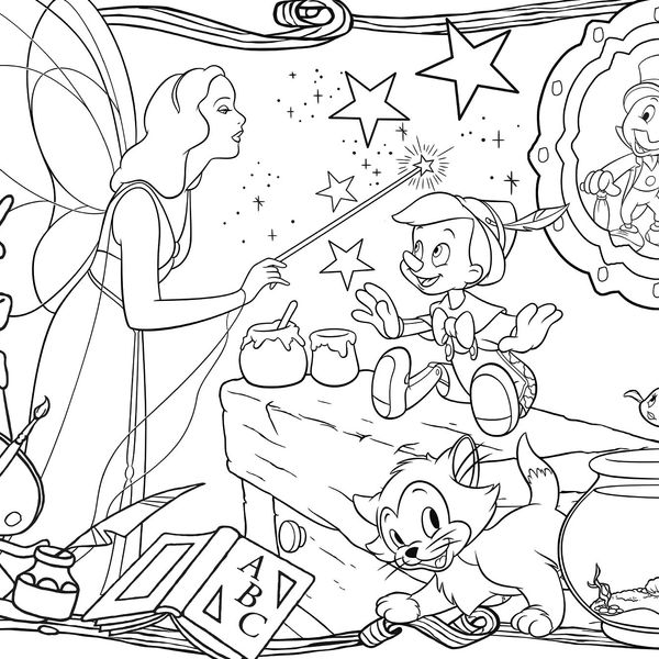Disney puzzle df maxi floor 24 disney classics - pinocchio                                                                                                                            . - LISCIANI, Disney