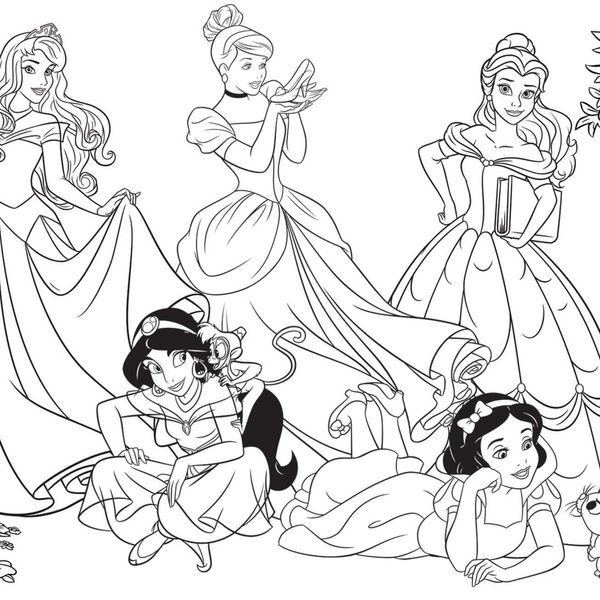 Disney puzzle df maxi floor 108 princess - princess forever - DISNEY PRINCESS, LISCIANI, Disney