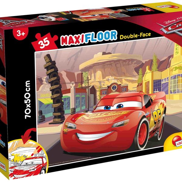 Disney puzzle df maxi floor 35 cars 3 - go! go! go! - LISCIANI, Cars, Disney