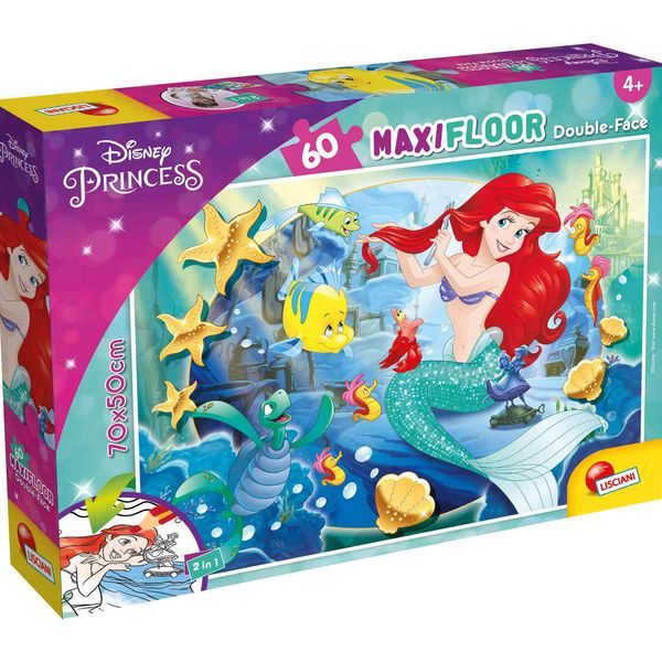 Disney puzzle df maxi floor 60 little mermaid - DISNEY PRINCESS, LISCIANI, Disney