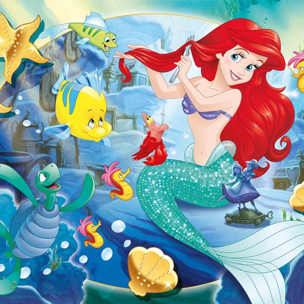 Disney puzzle df maxi floor 60 little mermaid - DISNEY PRINCESS, LISCIANI, Disney