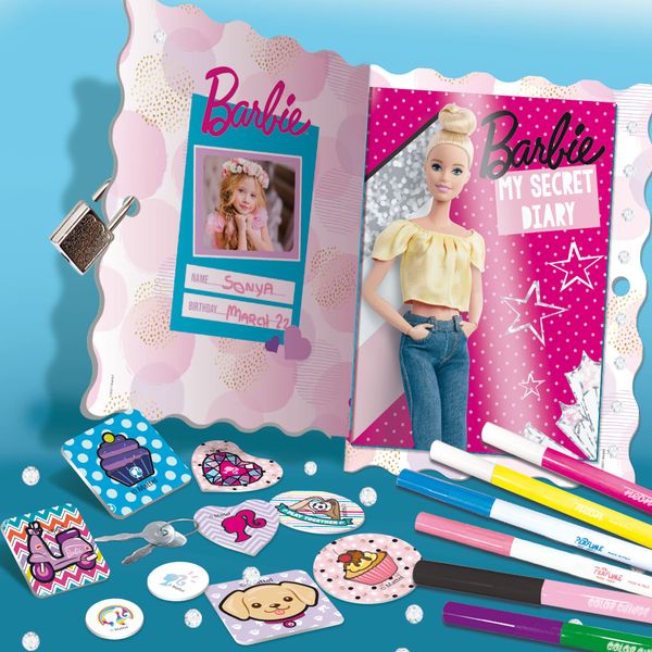 Barbie my secret diary+lucchetto - LISCIANI, Barbie