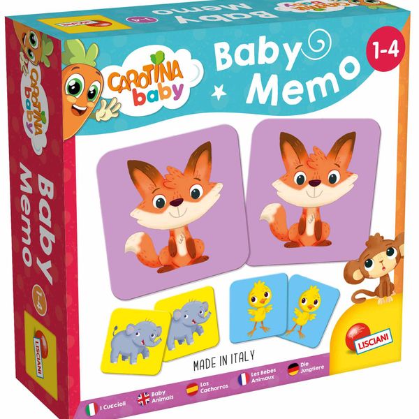 Carotina baby memo cuccioli - LISCIANI