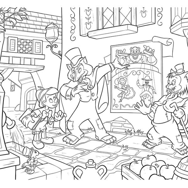 Disney puzzle df maxi floor 35 pinocchio - LISCIANI