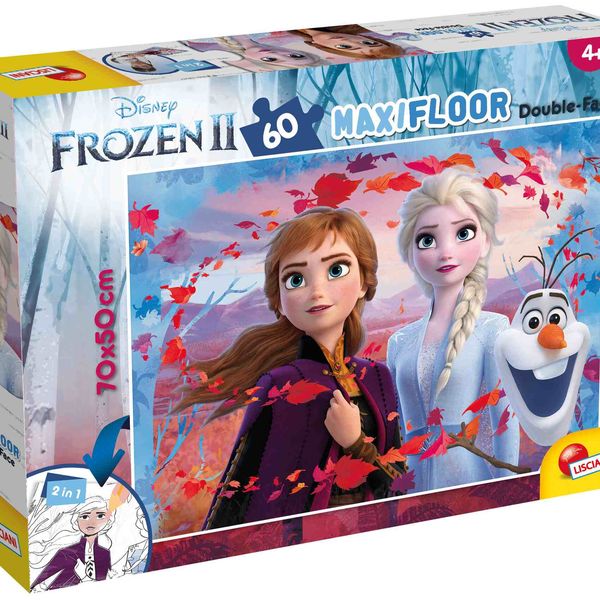 Disney puzzle df maxi floor 60 frozen 2 - DISNEY PRINCESS, LISCIANI, Disney, Frozen