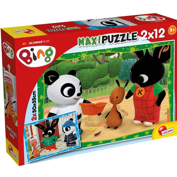 Puzzle supermaxi 12+12  bing - bing e i suoi amici! - LISCIANI