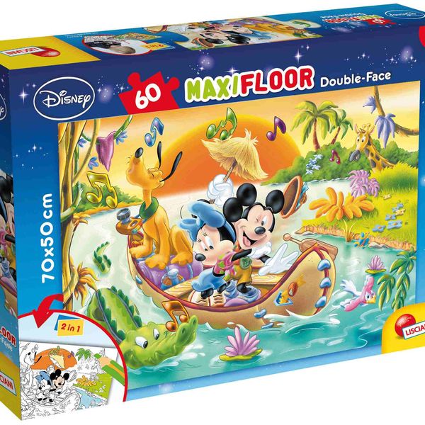 Disney puzzle df maxi floor 60 mickey - LISCIANI, Disney, Mickey Mouse