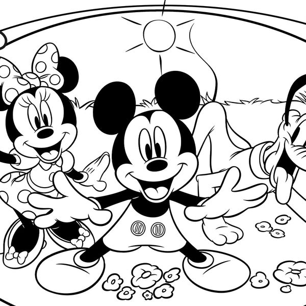 Disney puzzle maxifloor 4 x 48 mickey - LISCIANI, Disney