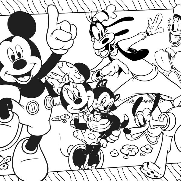 Disney puzzle maxifloor 4 x 48 mickey - LISCIANI, Disney