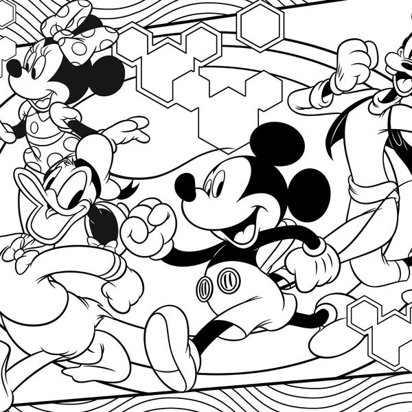 Disney puzzle maxifloor 4 x 48 mickey - LISCIANI, Disney