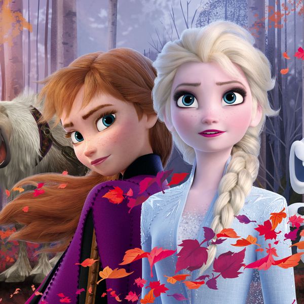 Disney puzzle maxifloor 2 x 24 frozen - DISNEY PRINCESS, LISCIANI, Disney, Frozen