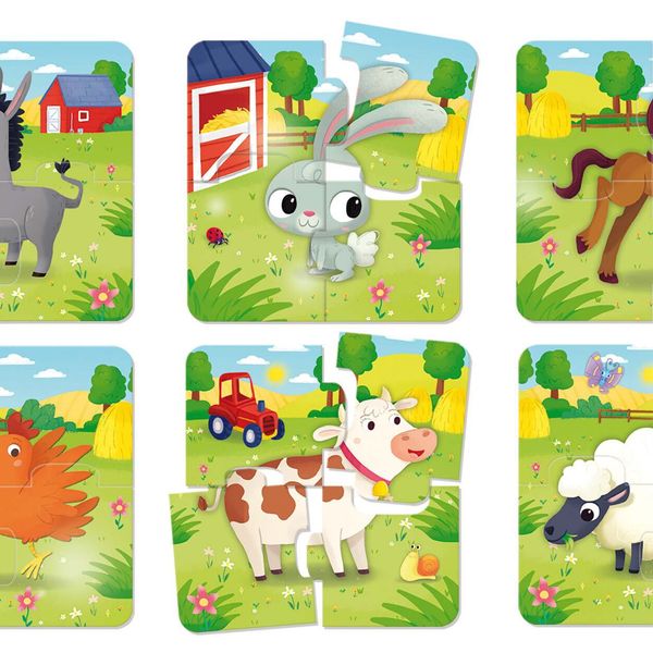 Carotina baby puzzle la fattoria - LISCIANI