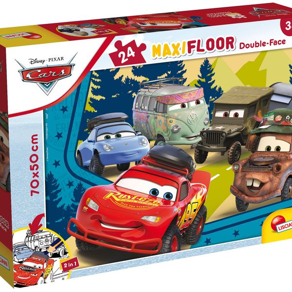 Disney puzzle df maxi floor 24 cars - LISCIANI, Cars, Disney