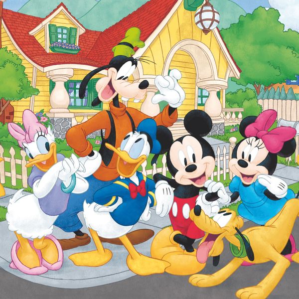 Disney puzzle maxifloor 2 x 12 mickey - LISCIANI, Disney, Mickey Mouse