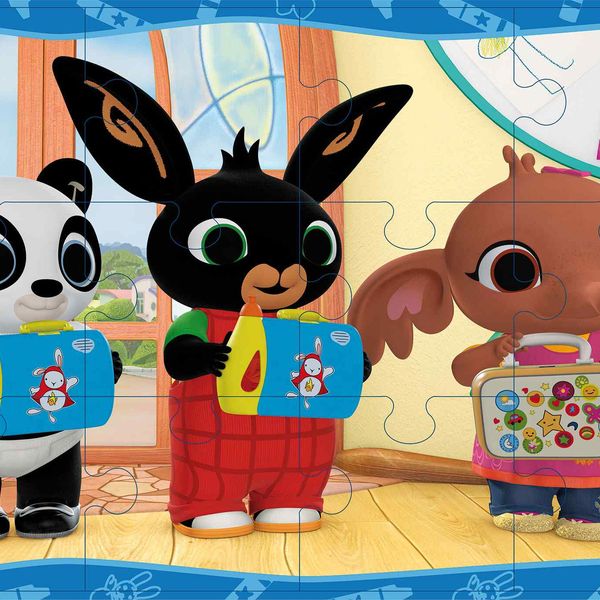 Puzzle supermaxi 12+12  bing - a scuola! - LISCIANI