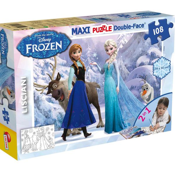 Disney puzzle df maxi floor 108 frozen elsa and anna - DISNEY PRINCESS, LISCIANI, Disney, Frozen