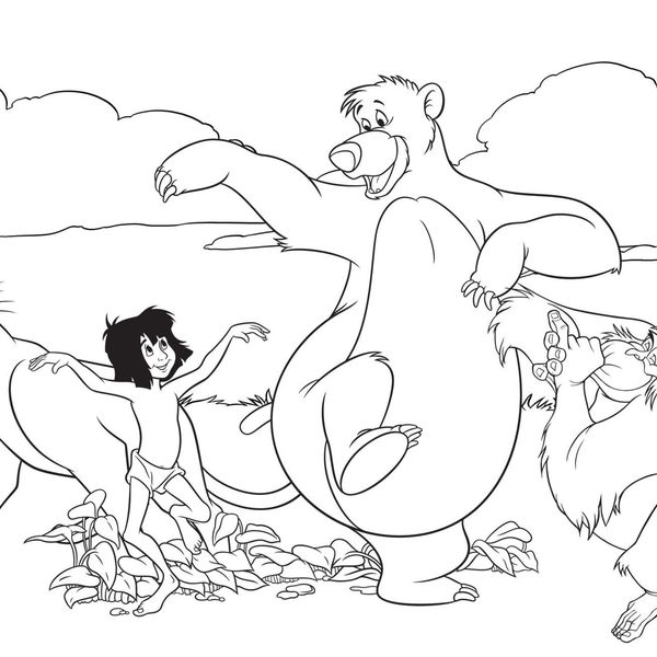 Disney puzzle df maxi floor 35 jungle book - LISCIANI, Disney