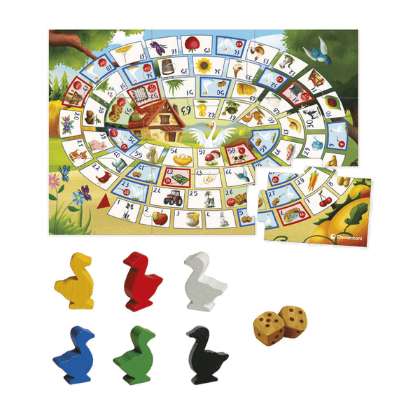 Clementoni - gioco dell'oca - pocket, gioco da tavola - CLEMENTONI